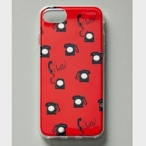 Anthropologie Limited Edition "Call Me" Colloquial iPhone Case (6/6s/7/8)